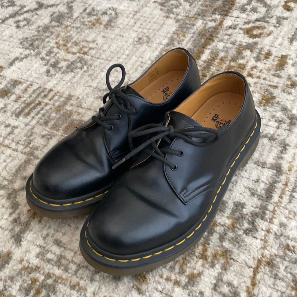 Dr MARTENS 1461 Smooth Black Leather Oxford